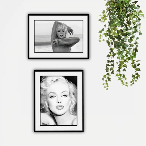 Framed Art Print Marilyn Monroe Custom Framed 11x14 SET GOLD OR BLACK MATTED - Picture 2 of 8